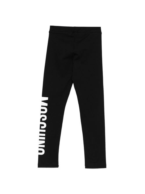 Leggings bambina Moschino basic neri MOSCHINO KID-TEEN | HDP075LBA0060100